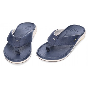 Sandálias Masculinas REEF Cushion Norte CJ6749 NAVY_OFF_WHITE