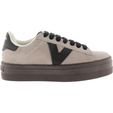 Tênis Feminino Victoria 1092171 Barcelona Camurça BEIGE