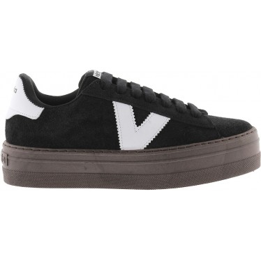 Tênis Feminino Victoria 1092171 Barcelona Camurça NEGRO