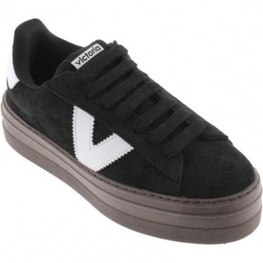 Tênis Feminino Victoria 1092171 Barcelona Camurça NEGRO