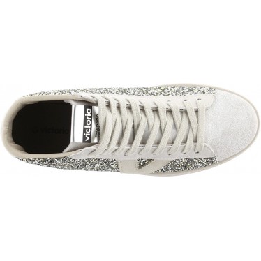 Bota Feminina Victoria 1126189 Berlin Glitter PLATA