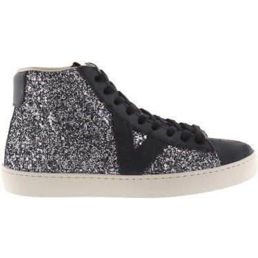 Bota Feminina Victoria 1126189 Berlin Glitter NEGRO