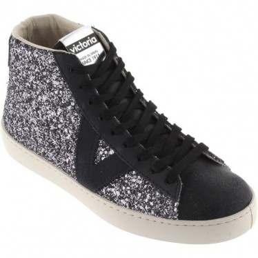 Bota Feminina Victoria 1126189 Berlin Glitter NEGRO