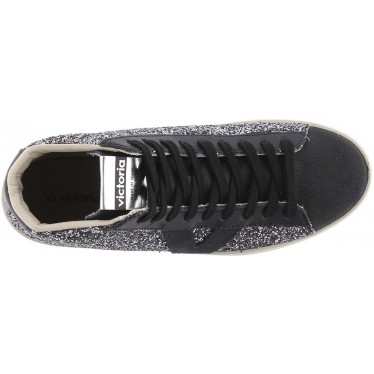 Bota Feminina Victoria 1126189 Berlin Glitter NEGRO