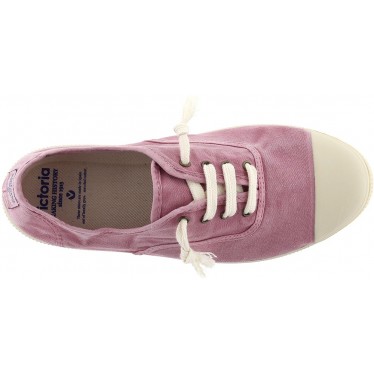 Tênis Esportivo Feminino Victoria 1661101 em Lona Inglesa ROSADO