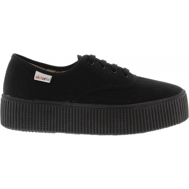 Tênis Esportivo Feminino Victoria 1116101 com Lona Dupla NEGRO Tênis Esportivo Feminino Victoria 1116101 com Lona Dupla NEGRO