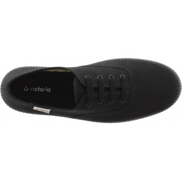 Tênis Esportivo Feminino Victoria 1116101 com Lona Dupla NEGRO