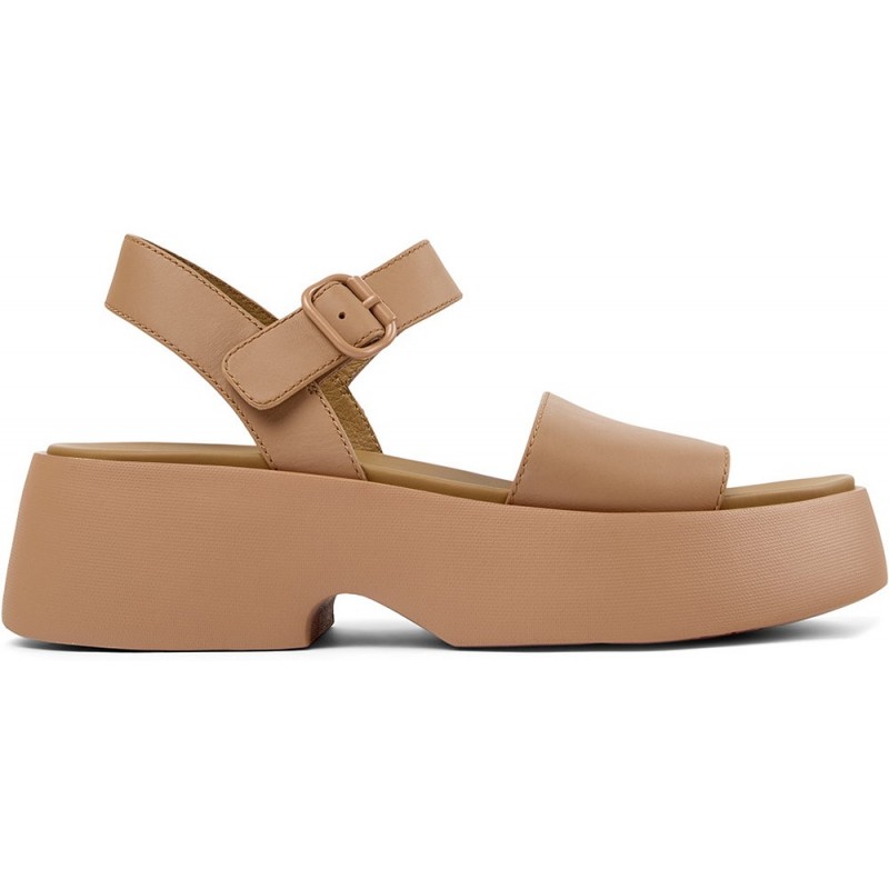 Sandálias plataforma CAMPER Tasha K201659 BEIGE_009