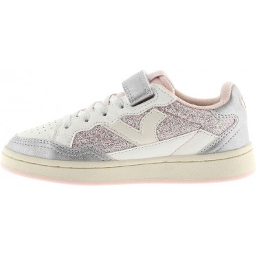 Tênis Esportivo Feminino Victoria 8810100 Smash Kid Funn ROSA