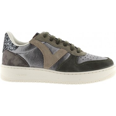 Tênis Victoria 1258257 Madrid Metálico KAKI