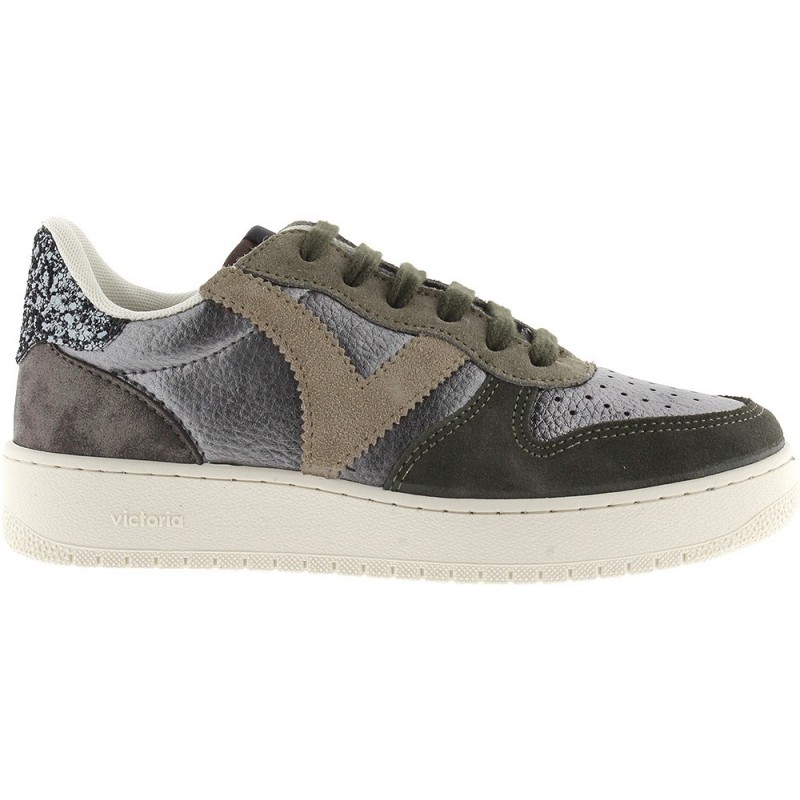 Tênis Victoria 1258257 Madrid Metálico KAKI