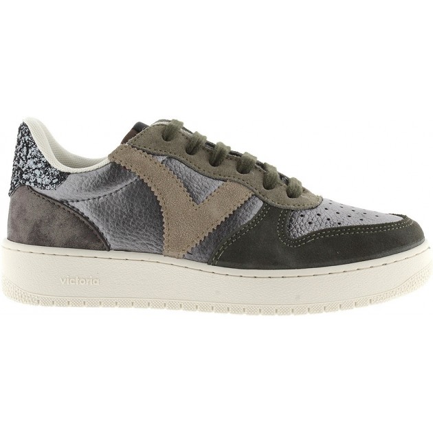 Tênis Victoria 1258257 Madrid Metálico KAKI Tênis Victoria 1258257 Madrid Metálico KAKI