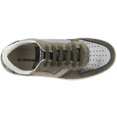 Tênis Victoria 1258257 Madrid Metálico KAKI