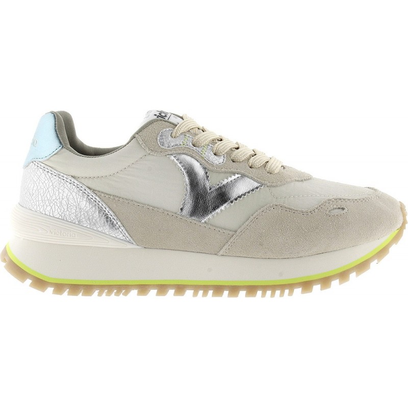 Tênis esportivo feminino VICTORIA Viento 1157109 BEIGE