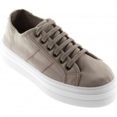 Tênis esportivo plataforma Victoria 1092138 Barcelona BEIGE