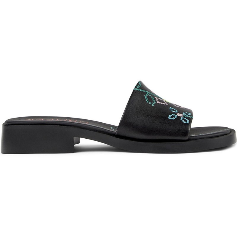 Sandálias femininas CAMPER Tws Dnoa K201740 NEGRO_005