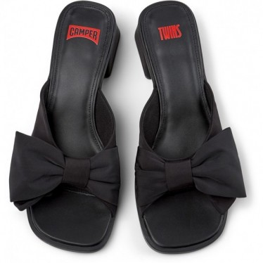 Sandálias femininas CAMPER Twins K201737 NEGRO_001
