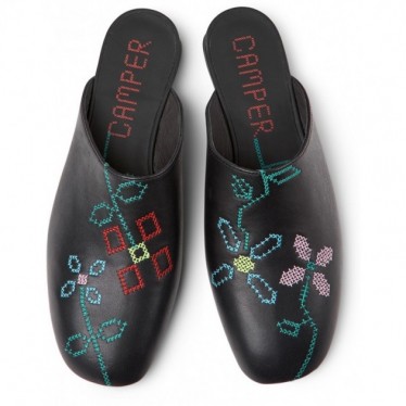 Sandálias femininas CAMPER Twins K201750 NEGRO_001