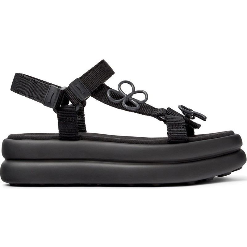 Sandálias femininas CAMPER Twins K201726 NEGRO_005