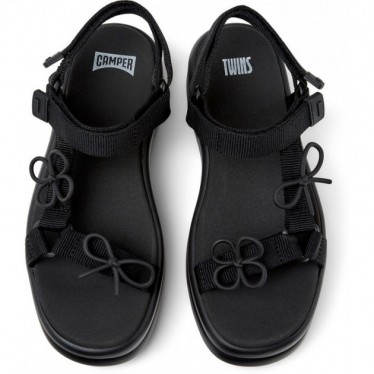 Sandálias femininas CAMPER Twins K201726 NEGRO_005