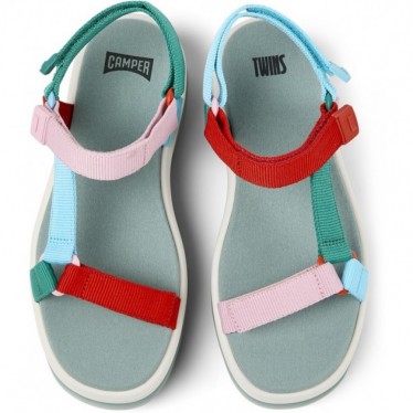 Sandálias femininas CAMPER Twins K201726 MULTI_006