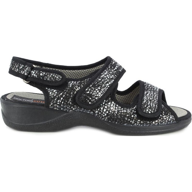 Chinelos Doctor Cutillas 21794 Autoadesivos NEGRO