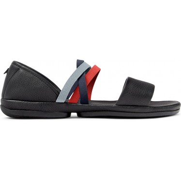 Sandálias femininas CAMPER Twins K201710 NEGRO_001