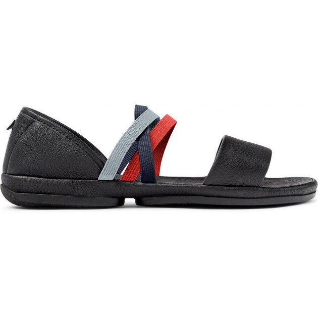 Sandálias femininas CAMPER Twins K201710 NEGRO_001 Sandálias femininas CAMPER Twins K201710 NEGRO_001