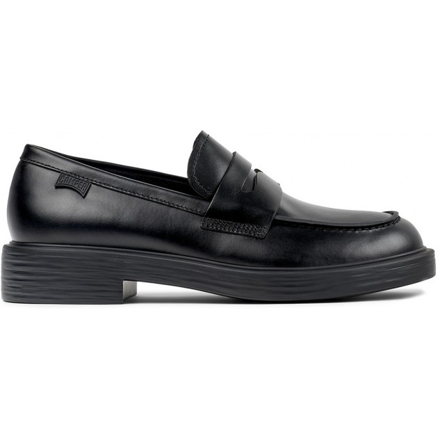 Mocassim náutico de couro CAMPER Dean K101045 NEGRO_001 Mocassim náutico de couro CAMPER Dean K101045 NEGRO_001
