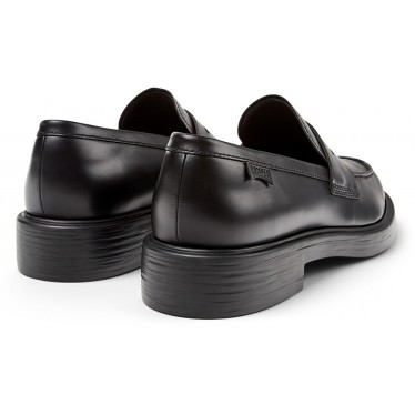 Mocassim náutico de couro CAMPER Dean K101045 NEGRO_001