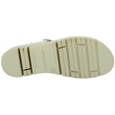 Sandálias femininas Doctor Cutillas 36150 autoadesivas BLANCO
