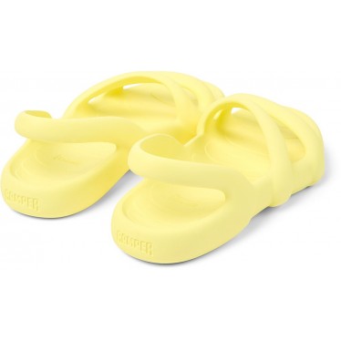 Sandálias Masculinas CAMPER Kobarah Flat K100957 AMARILLO_002