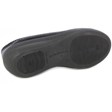 Mocassins femininos Doctor Cutillas 43624 NEGRO