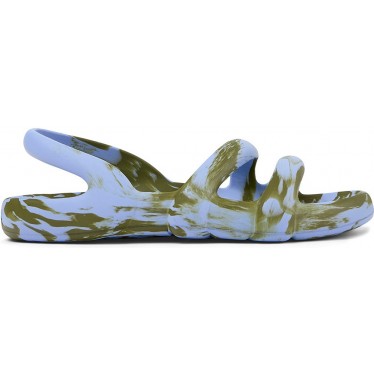 Sandálias masculinas CAMPER Kobarah Flat K100957 AZUL_005
