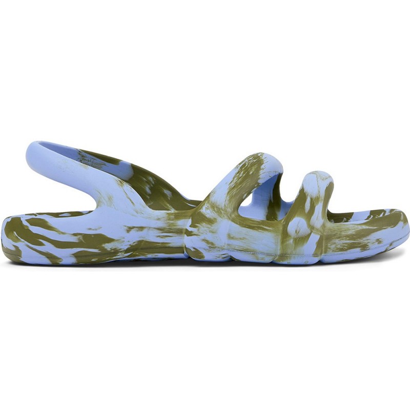 Sandálias masculinas CAMPER Kobarah Flat K100957 AZUL_005