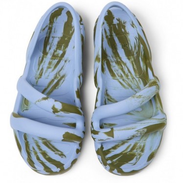 Sandálias masculinas CAMPER Kobarah Flat K100957 AZUL_005