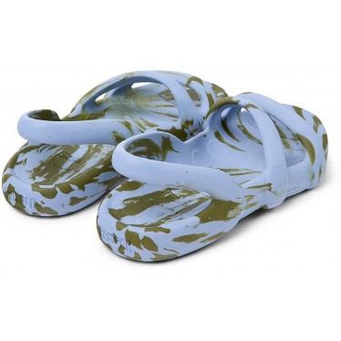 Sandálias masculinas CAMPER Kobarah Flat K100957 AZUL_005