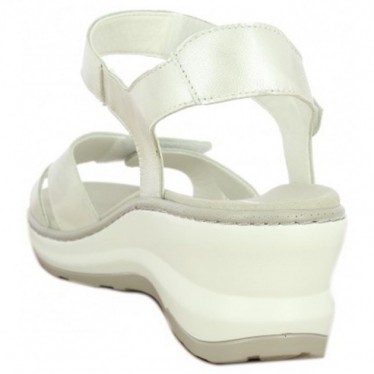 Sandália feminina autoadesiva Doctor Cutillas 47511 BLANCO