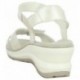 Sandália feminina autoadesiva Doctor Cutillas 47511 BLANCO