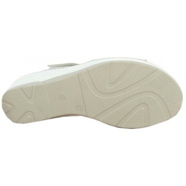 Sandália feminina autoadesiva Doctor Cutillas 47511 BLANCO