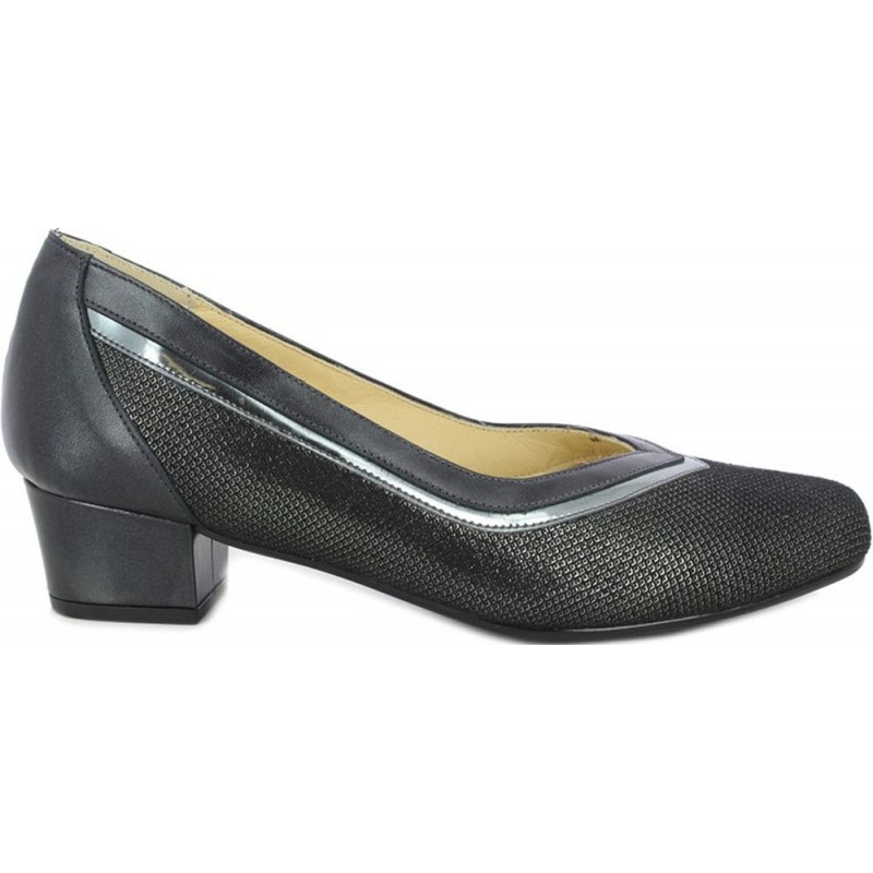Doctor Cutillas 81196 Sapatos femininos metálicos NEGRO