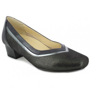 Doctor Cutillas 81196 Sapatos femininos metálicos NEGRO