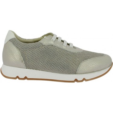 Tênis metálico feminino Doctor Cutillas 82562 CHAMPAGNE