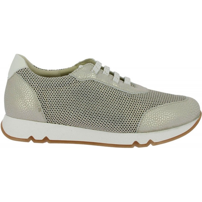 Tênis metálico feminino Doctor Cutillas 82562 CHAMPAGNE