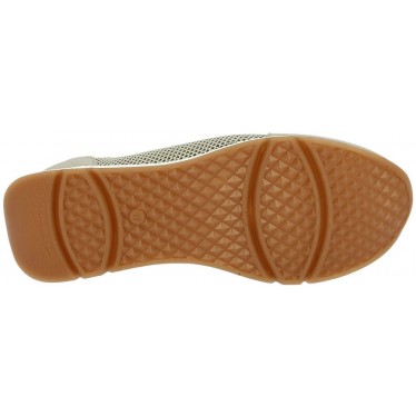 Tênis metálico feminino Doctor Cutillas 82562 CHAMPAGNE