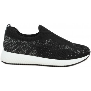 Calçado desportivo feminino Doctor Cutillas 87303 com sola elástica NEGRO