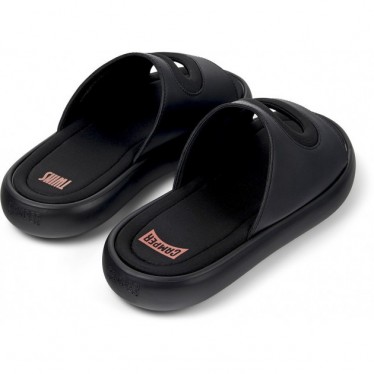 Chinelos de couro CAMPER Twins K100939 NEGRO_001