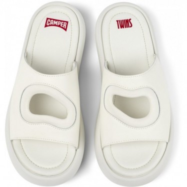 Chinelos de couro CAMPER Twins K100939 BLANCO_003