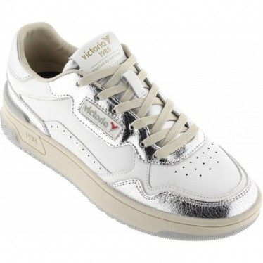 Tênis Feminino Victoria 8800121 Metal Crack C80 PLATA