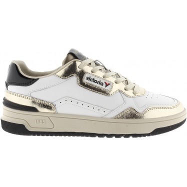Tênis Feminino Victoria 8800121 Metal Crack C80 ORO